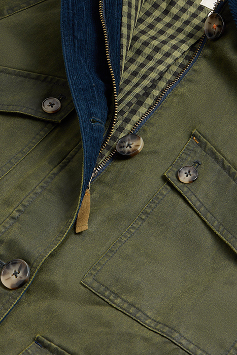 JUNIPER COTTON JACKET KHAKI GREEN 7