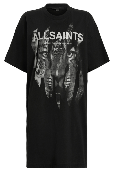 RIPROAR TEE DRESS BLACK 4