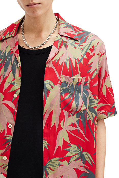 HUDSONY SS SHIRT SCARLETT RED 9