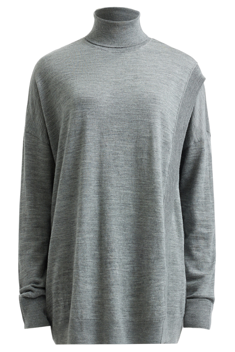 BERN WRAP JUMPER GREY MARL 4