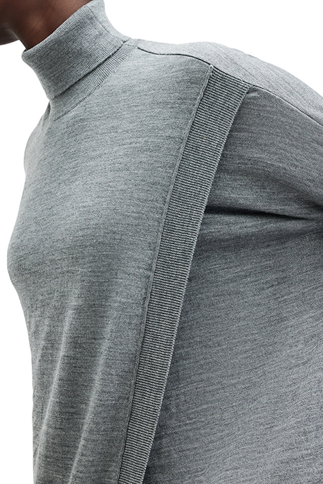 BERN WRAP JUMPER GREY MARL 7