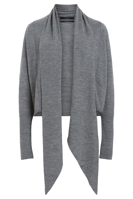 WASSON PIRATE CARDI GREY MARL 4