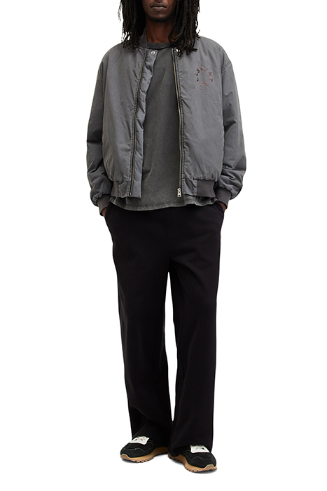 HEATH SS CREW WASHED BLACK 5