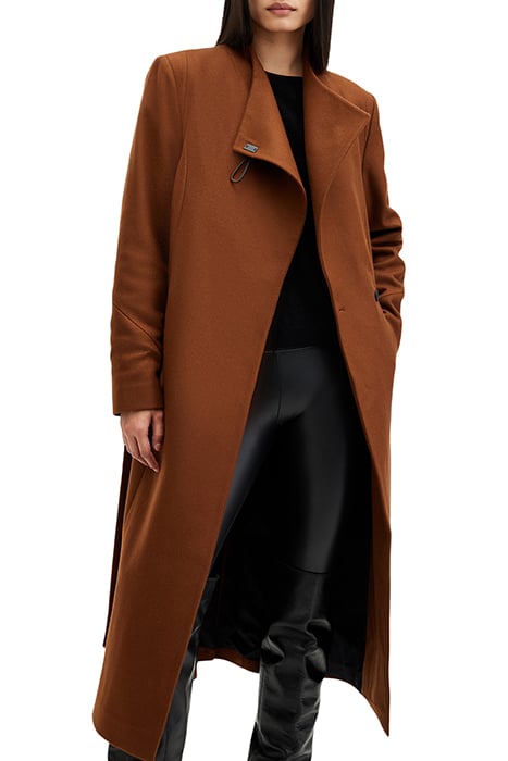 RILEY COAT SUGAR BROWN by AllSaints