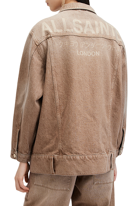 WILLOW DENIM JACKET LIGHT BROWN 2