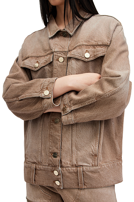 WILLOW DENIM JACKET LIGHT BROWN 7
