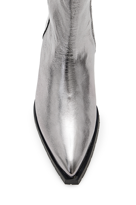 BAZELY METALLIC BOOT GUNMETAL GREY 4