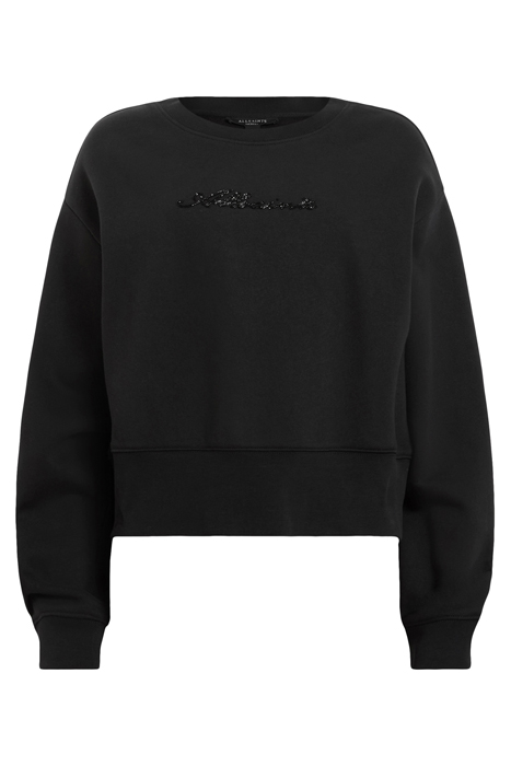 FERN EMB SWEAT BLACK 3