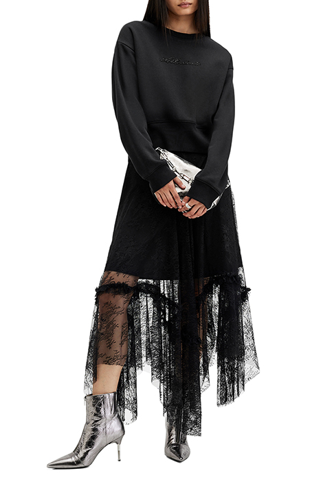 FERN EMB SWEAT BLACK 4