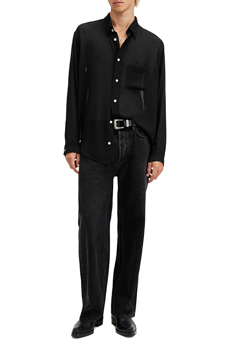 ANDO LS SHIRT JET BLACK 3