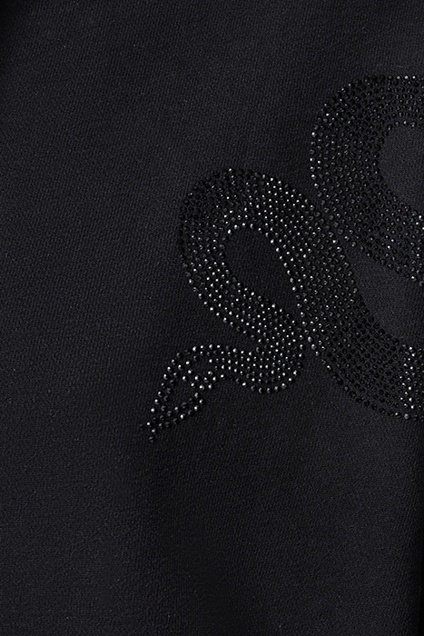 ETIE EMB ROSE HOODY BLACK 6