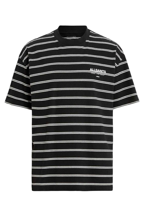 UNDERGRND STRIPE SS JET BLK/CHALK WHT 4