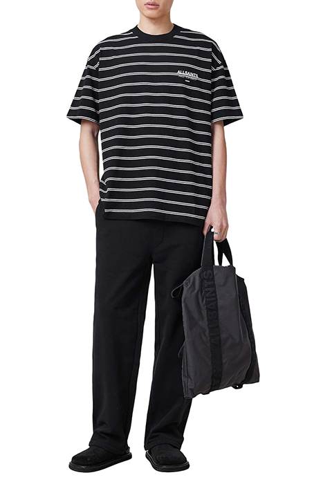 UNDERGRND STRIPE SS JET BLK/CHALK WHT 5