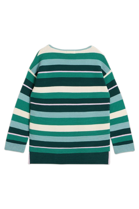 JANA STRIPE JUMPER GREEN MULTI 4
