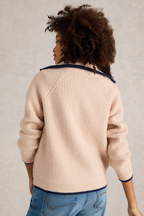 BETTY ZIP THROUGH BOMBER LIGHT NATURAL 2