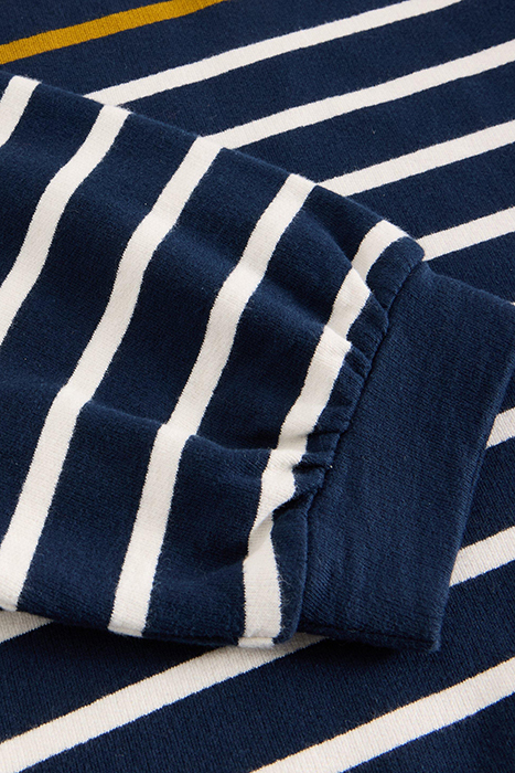 AMY STRIPE DRESS NAVY MULTI 6