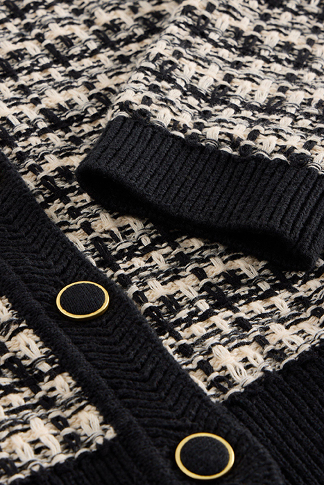 KELLY CARDI BLACK MULTI 6