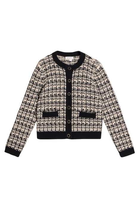 KELLY CARDI BLACK MULTI 2