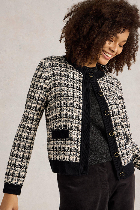 KELLY CARDI BLACK MULTI 4