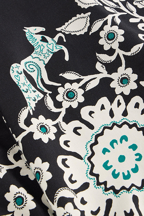 BELLE WIDE LEG TROUSER BLACK MULTI 6