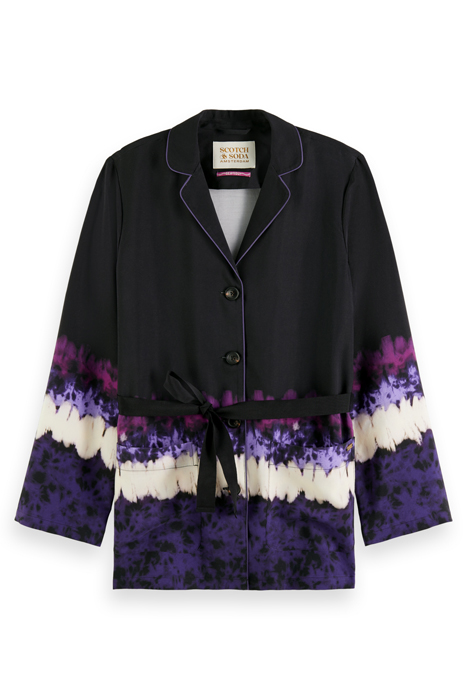 DIP DYE STRIPE PYJAMA BLAZER DIP DYE STRIPE 4