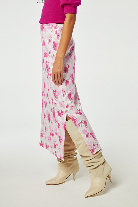 LAURIE SKIRT HOT PINK/CREAM WHITE 4