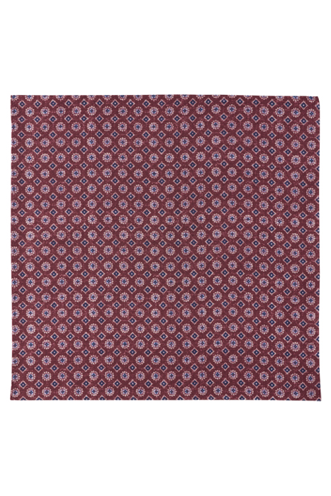 DARK RED DOUBLE-SIDED POCKET SQUARE 2
