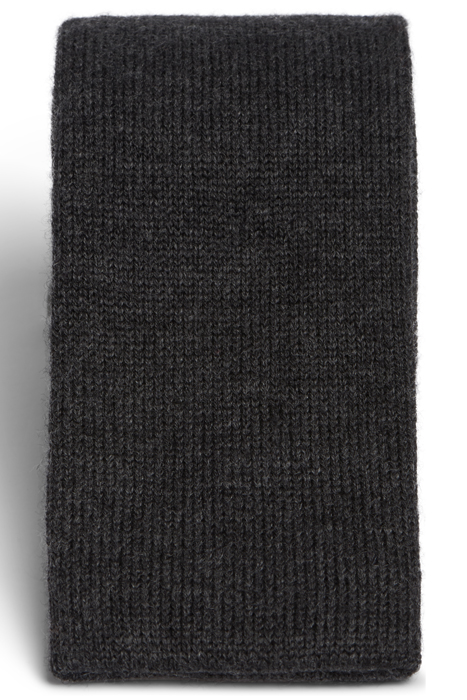 DARK GREY KNITTED KNITTED TIE 3