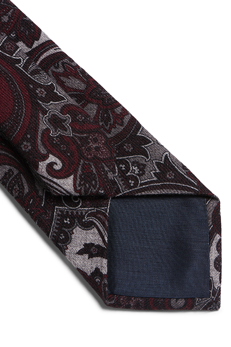 DARK RED PAISLEY PAISLEY TIE 3