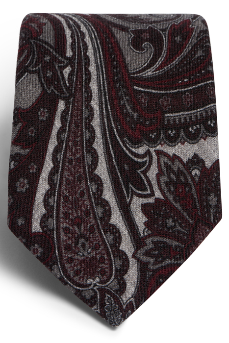 DARK RED PAISLEY PAISLEY TIE 2