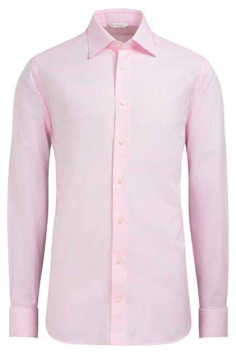 PINK STRIPED OXFORD SLIM FIT SHIRT 4