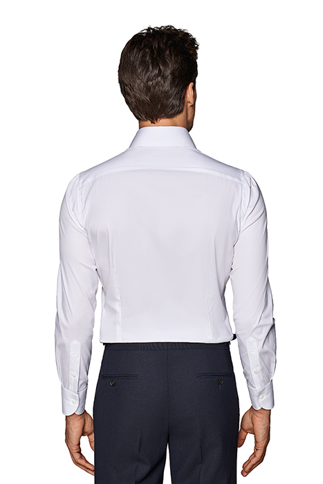 WHITE POPLIN EXTRA SLIM FIT SHIRT 2