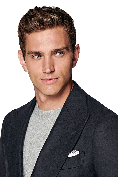 NAVY TAILORED FIT HAVANA BLAZER 6