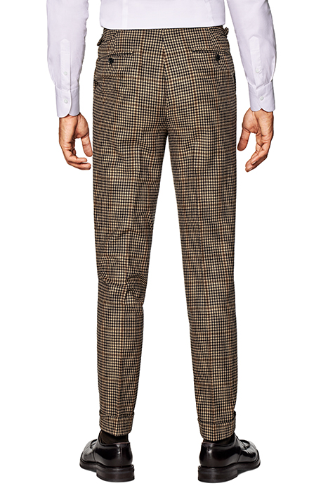 MID BROWN HOUNDSTOOTH TAILORED FIT HAVANA SUIT 6