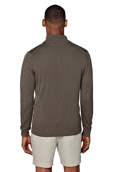 TAUPE HALF ZIP 2