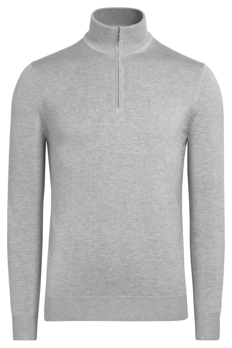 LIGHT GREY HALF ZIP 3