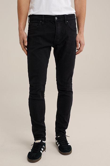 5-POCKET MID WAIST BLACK 1