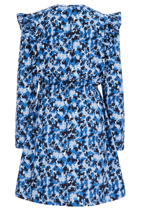 DRESS MID LENGTH BLUE 4