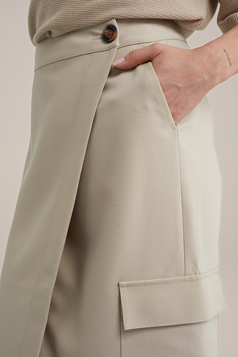 SKIRT MEDIUM LENGTH BEIGE 5