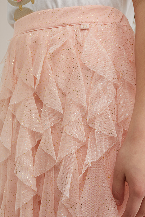 SKIRT MAXI LENGTH SALMON PINK 5