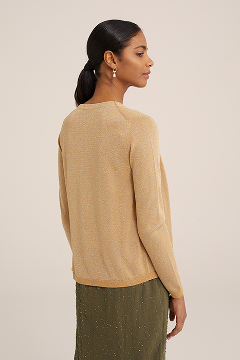 KNITTED CARDIGAN GOLD 2
