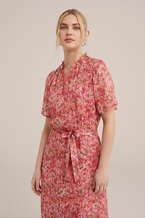 DRESS MAXI LENGTH LIGHT RED 4