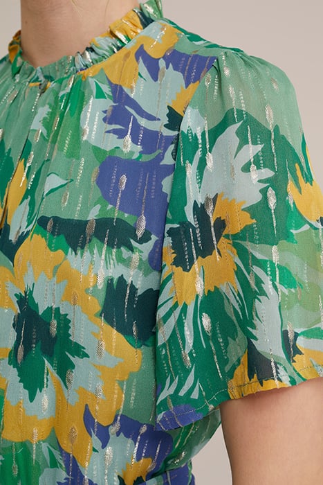 DRESS MAXI LENGTH GREEN 6