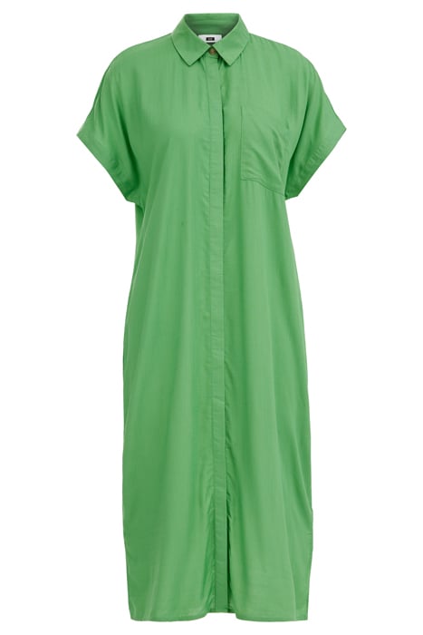 DRESS MID LENGTH BRIGHT GREEN 3