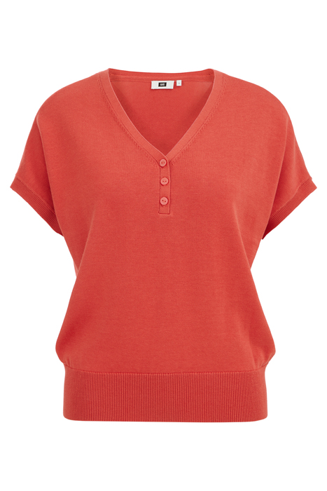 KNITTED PULLOVER VINTAGE RED 4