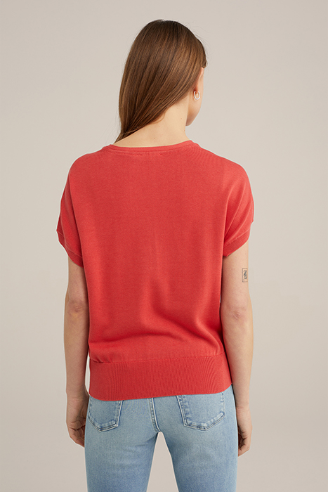 KNITTED PULLOVER VINTAGE RED 2
