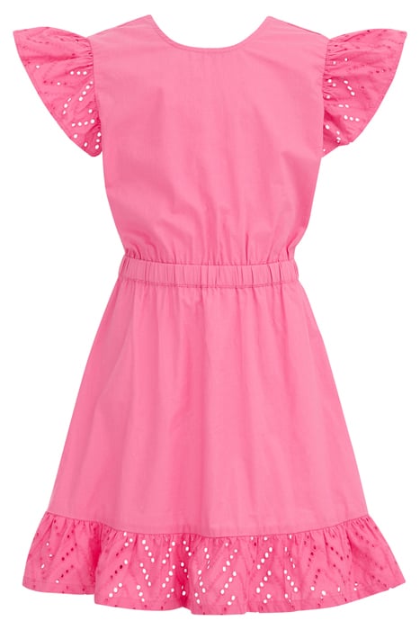 DRESS MID LENGTH BRIGHT PINK 3