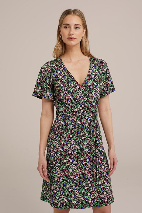 DRESS MIDI MULTI-COLOURED 1