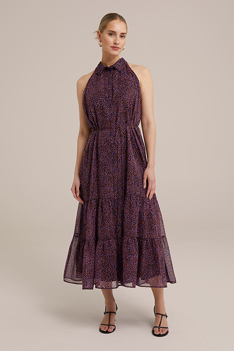 DRESS MID LENGTH MULTI-COLOURED 1