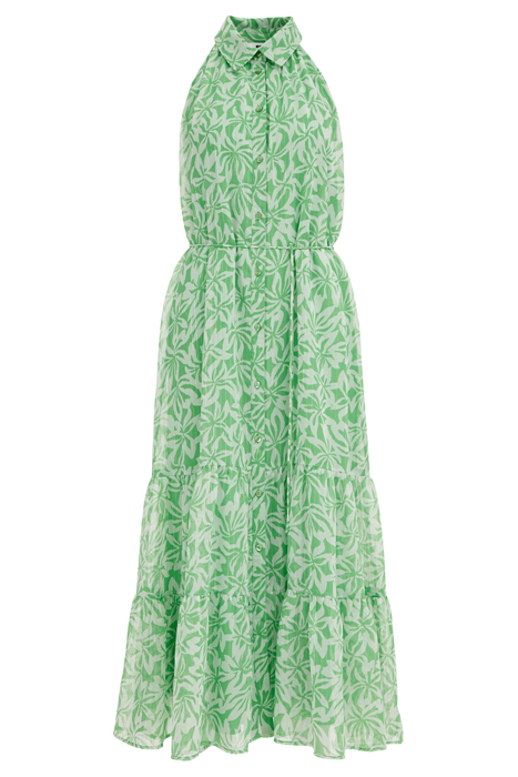 DRESS MID LENGTH BRIGHT GREEN 3